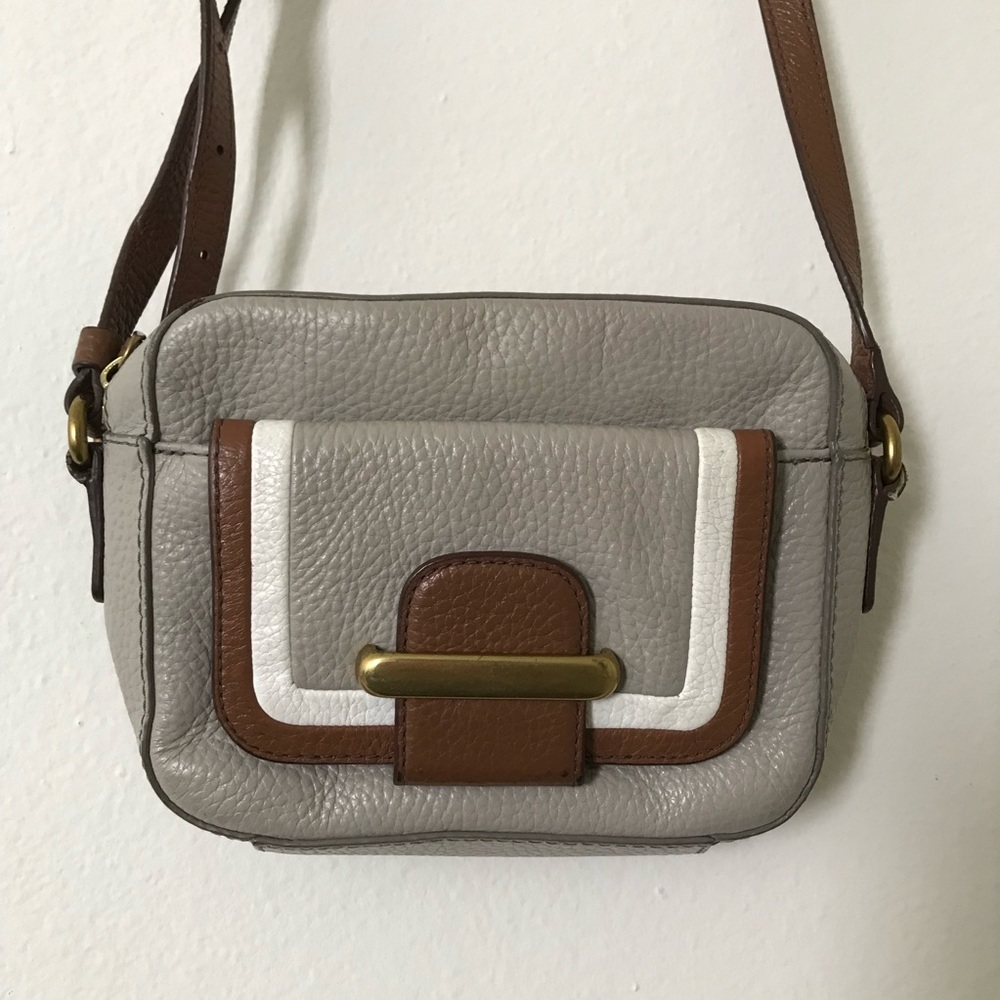 Leather crossbody bag